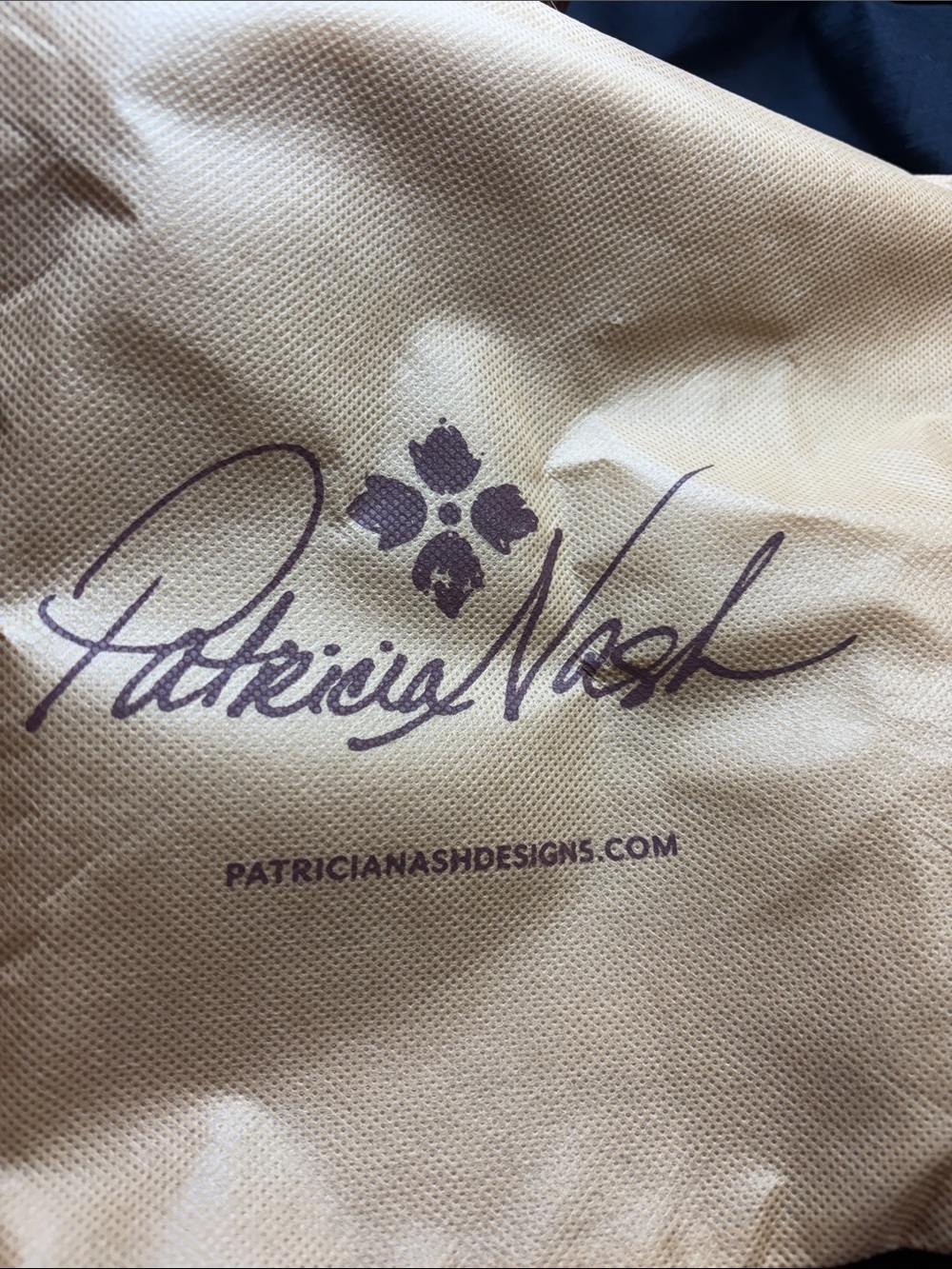 Patricia Nash Purse Bag Woven Round Basket with scarf New! Caselle mirror - Picture 5 of 12